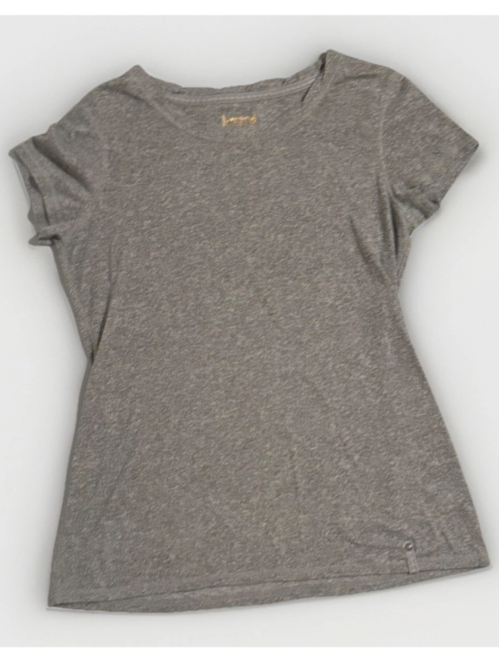 Ruff Hewn Well Worn Gray Heather Short Sleeve Knit Top Size M 60/40 Cotton Blend